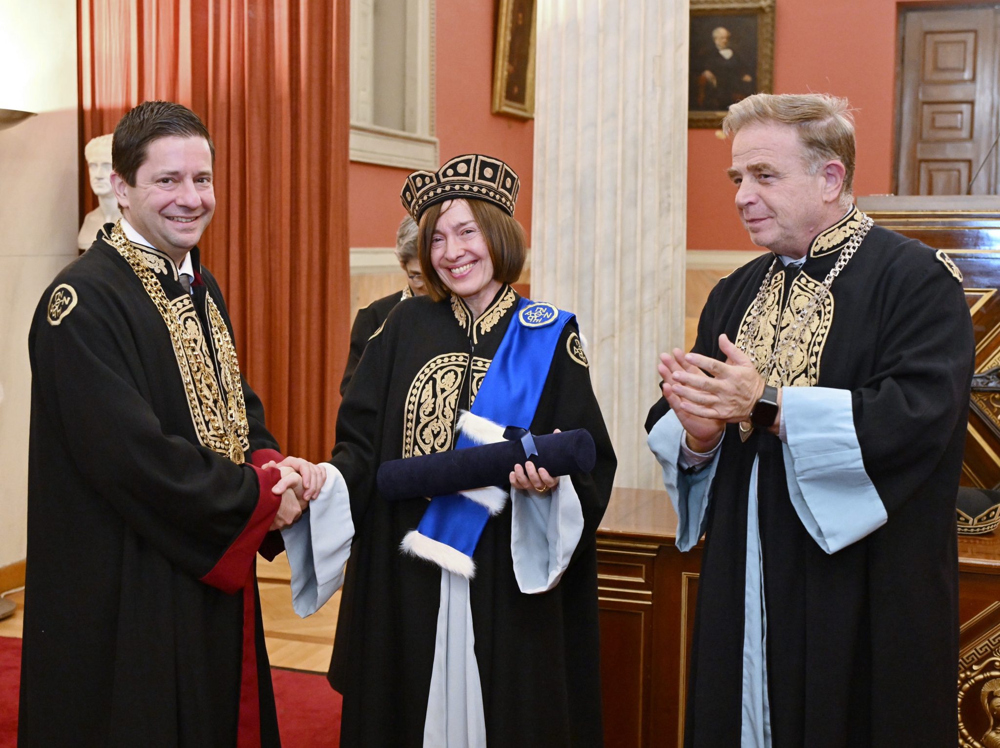 Voula Tsouna Receiving Honorary Doctorate from University of Athens 